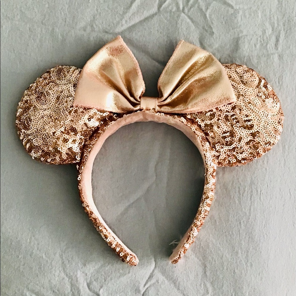 Rose Gold Minnie Mouse Ears (Disney Parks)